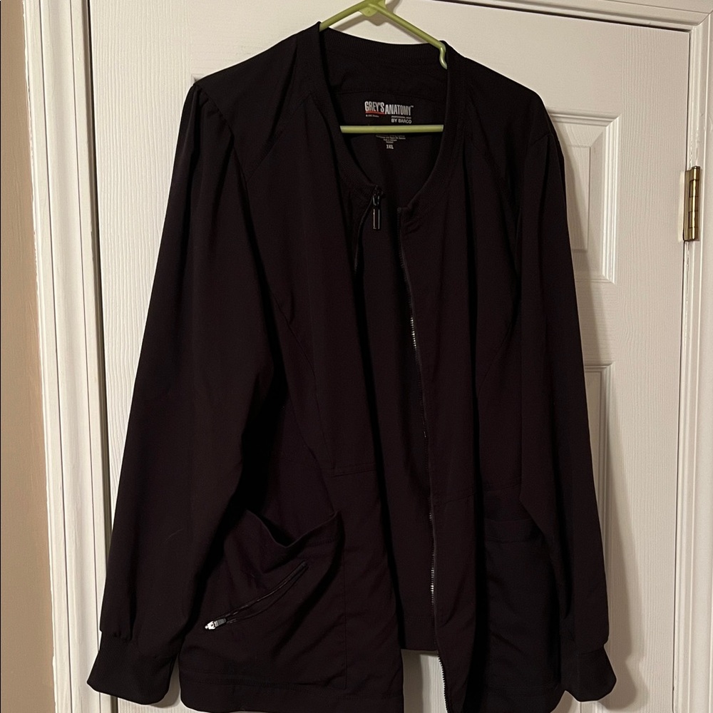 Grey's Anatomy Black Zip-Up Jacket